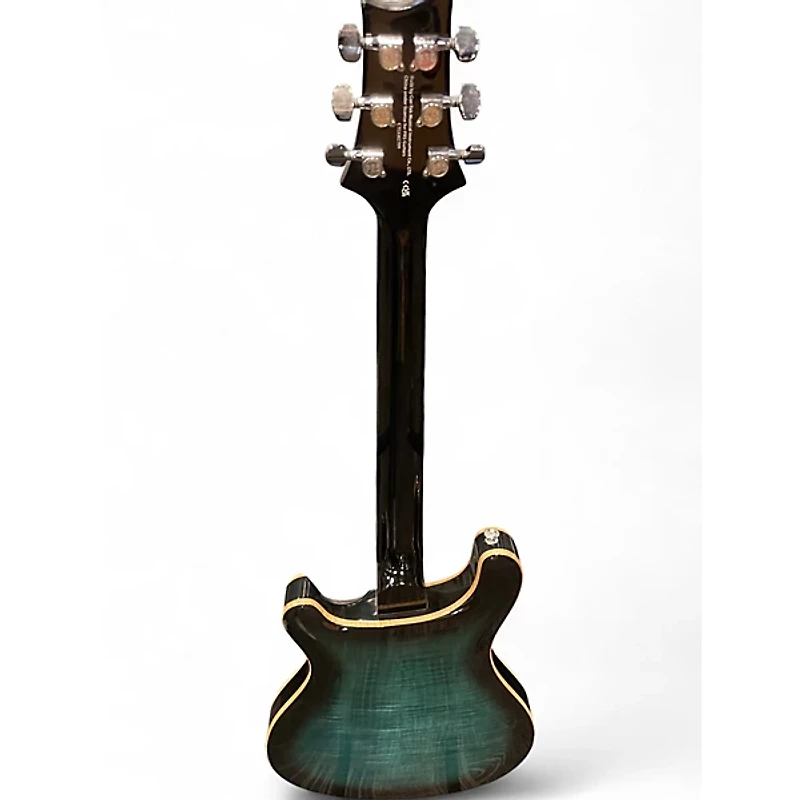 Used PRS SE Hollowbody II Piezo Peacock Blue Hollow Body Electric Guitar
