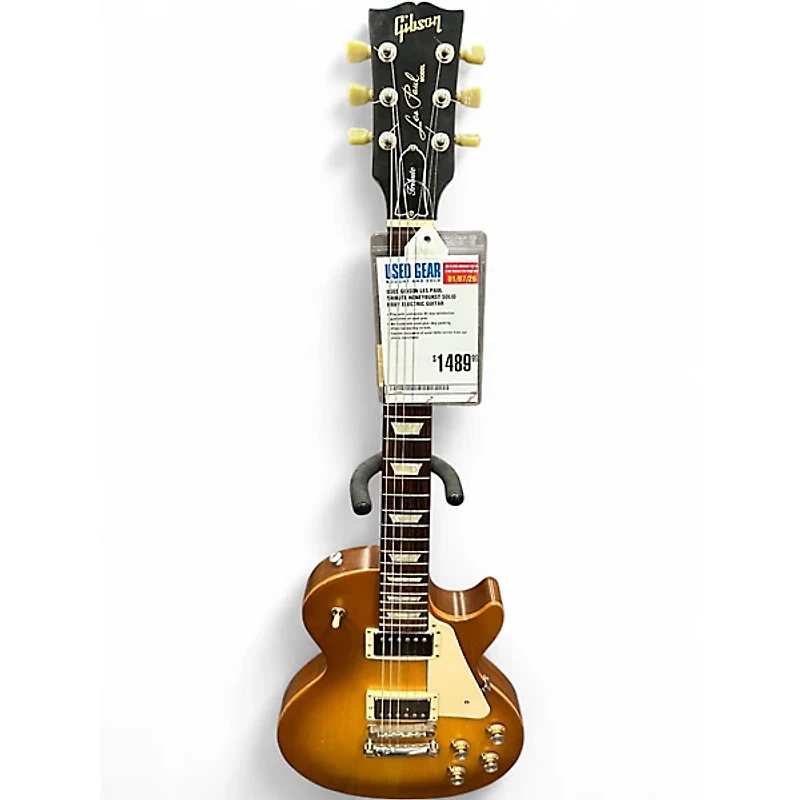 Used Gibson Les Paul Tribute Honeyburst Solid Body Electric Guitar