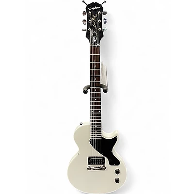 Used Epiphone Les Paul Junior WHITE Solid Body Electric Guitar
