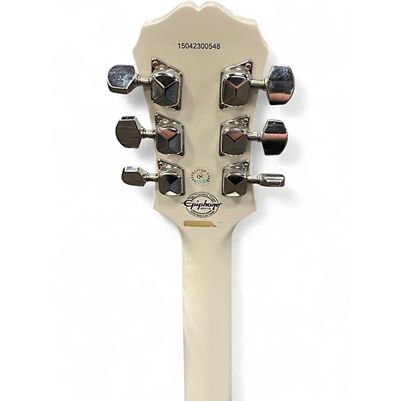 Used Epiphone Les Paul Junior WHITE Solid Body Electric Guitar