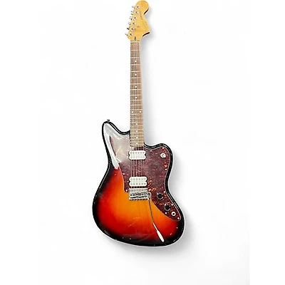 Used Squier JAGMASTER 3 Tone Sunburst Solid Body Electric Guitar