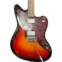Used Squier JAGMASTER 3 Tone Sunburst Solid Body Electric Guitar