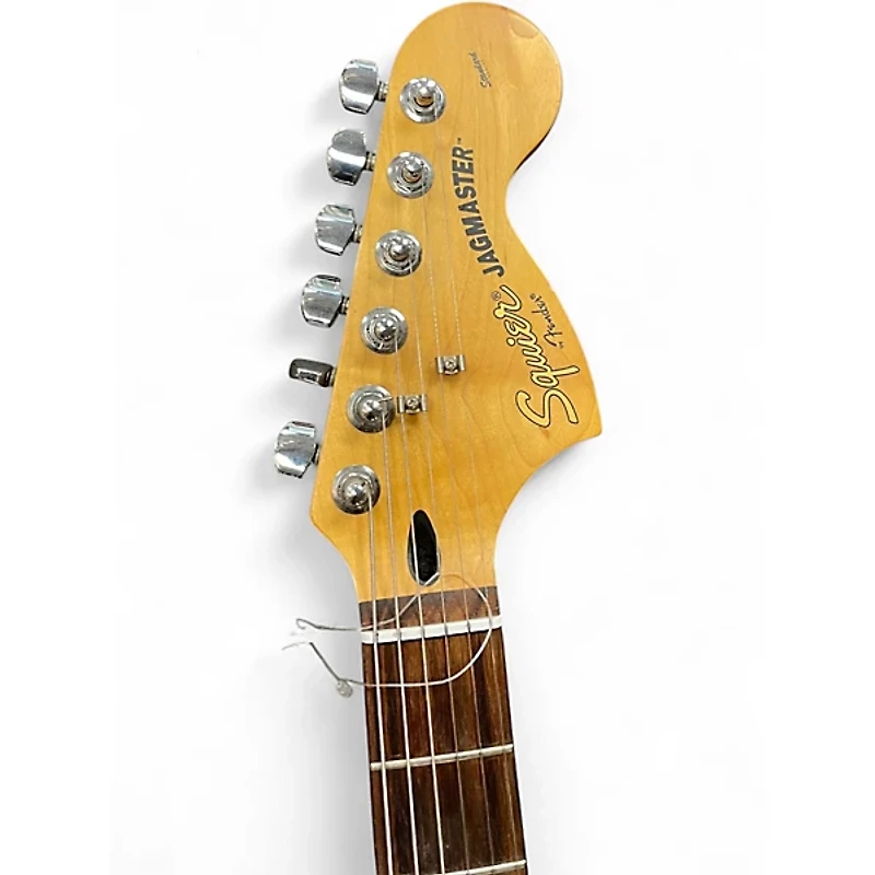 Used Squier JAGMASTER 3 Tone Sunburst Solid Body Electric Guitar