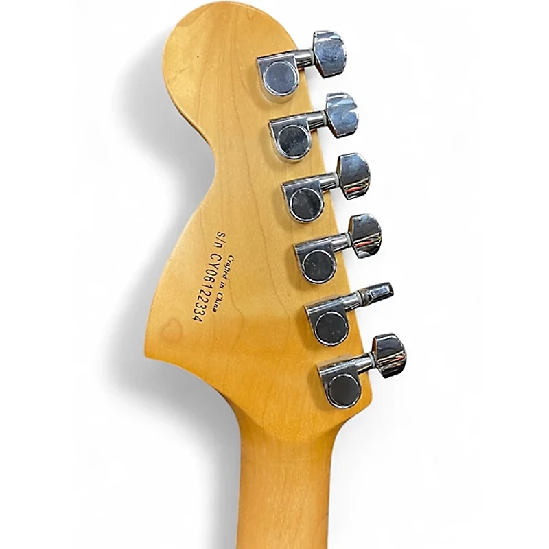 Used Squier JAGMASTER 3 Tone Sunburst Solid Body Electric Guitar