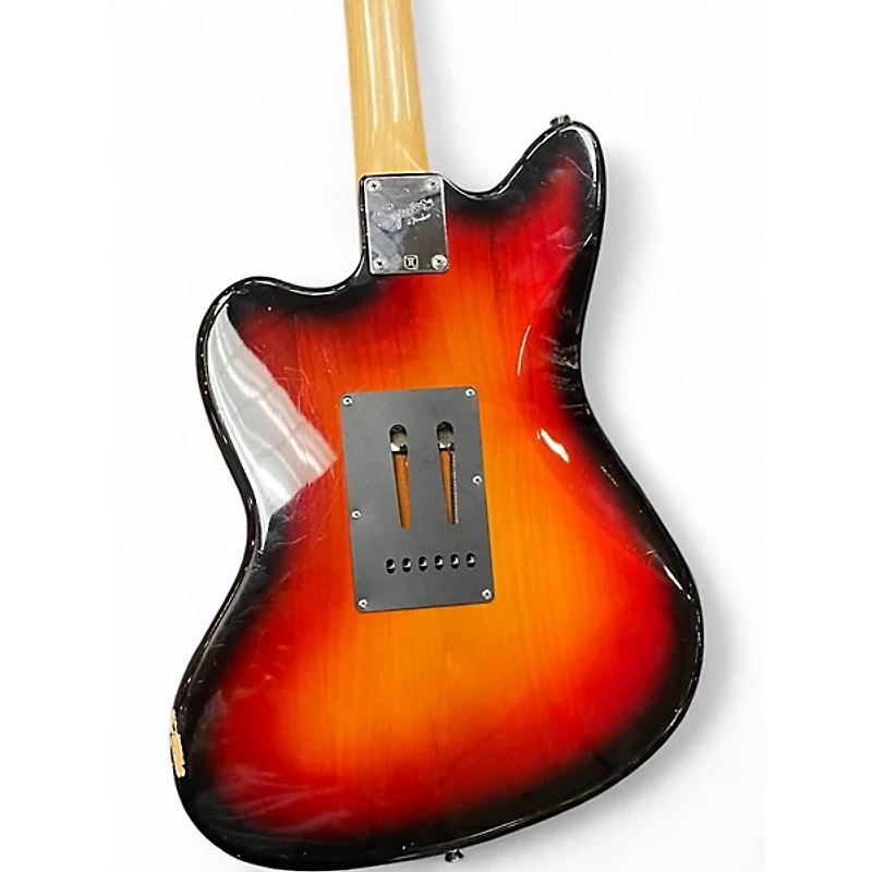 Used Squier JAGMASTER 3 Tone Sunburst Solid Body Electric Guitar