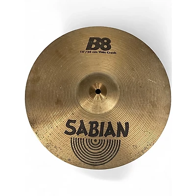 Used SABIAN 16in B8 Thin Crash Cymbal