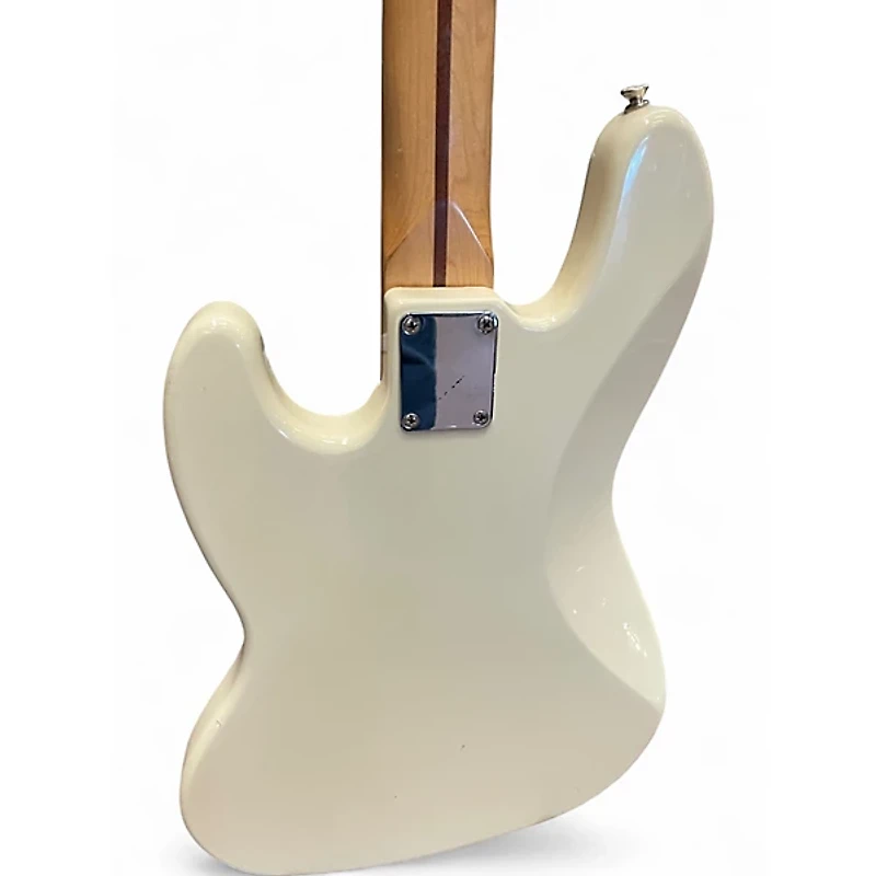 Used Fender Standard Jazz Bass Arctic White Electric Bass Guitar