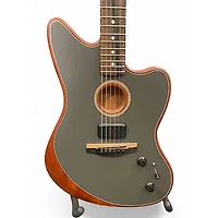 Used Fender American Acoustasonic Jazzmaster Tungsten Acoustic Electric Guitar