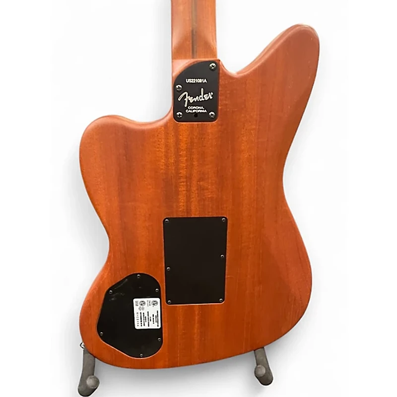 Used Fender American Acoustasonic Jazzmaster Tungsten Acoustic Electric Guitar