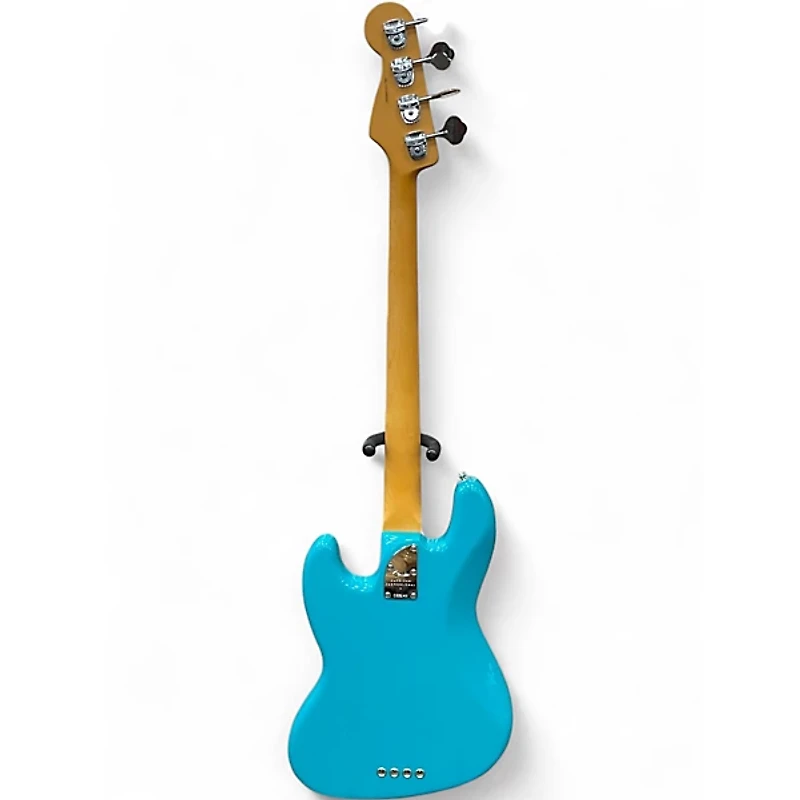 Used Fender American Professional II Jazz Bass miami blue Electric Bass Guitar