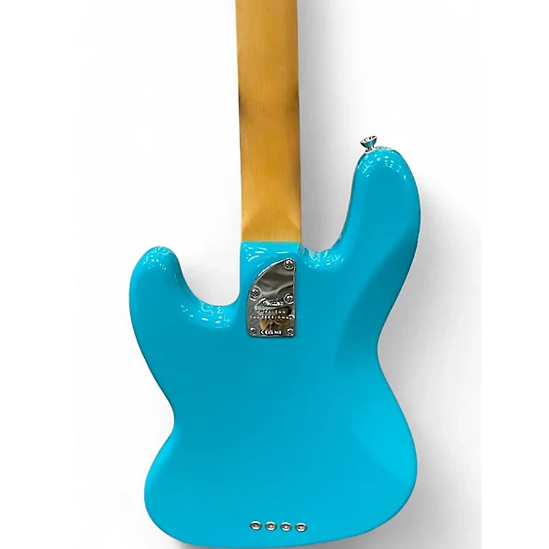 Used Fender American Professional II Jazz Bass miami blue Electric Bass Guitar