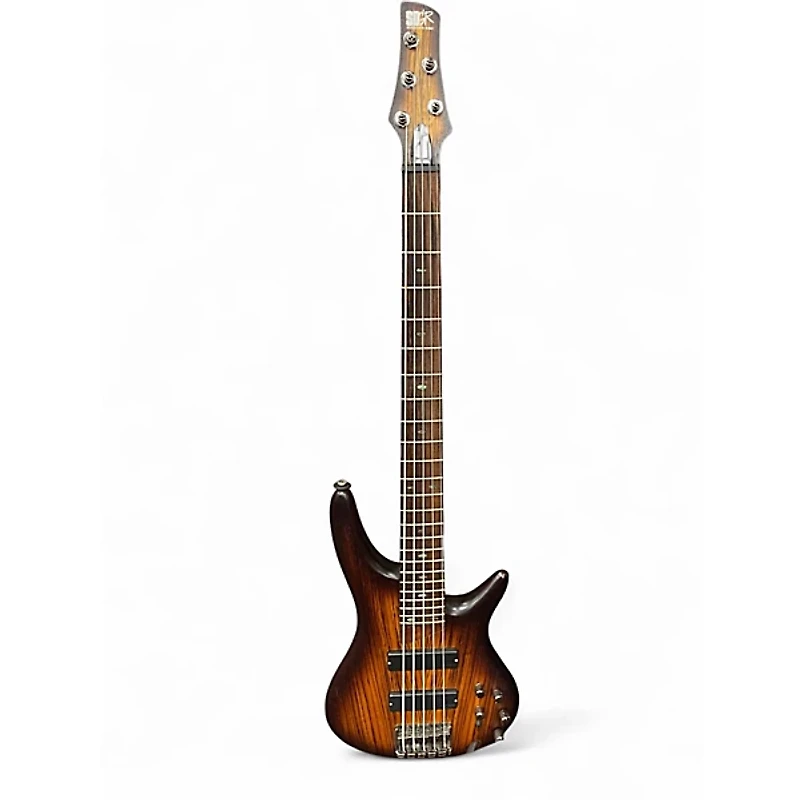 Used Ibanez SR505 5 String Natural Electric Bass Guitar