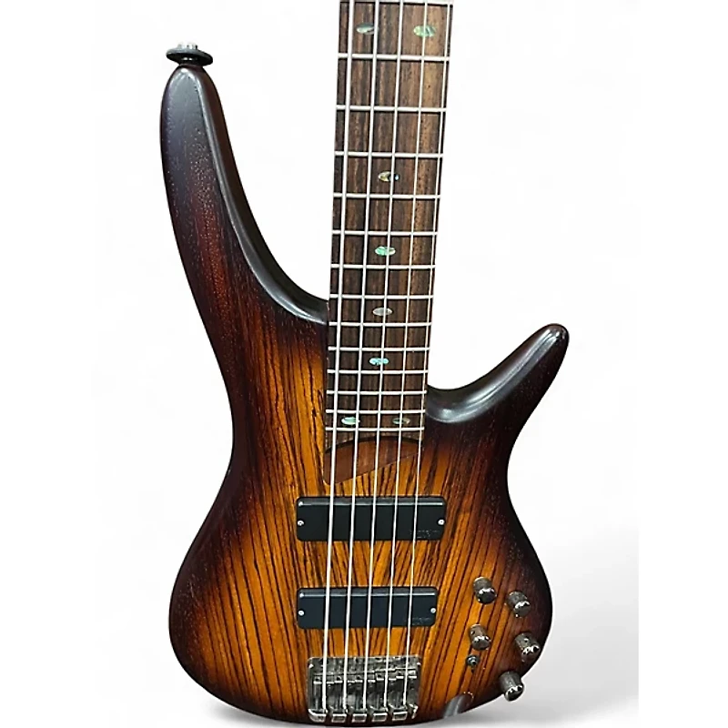 Used Ibanez SR505 5 String Natural Electric Bass Guitar