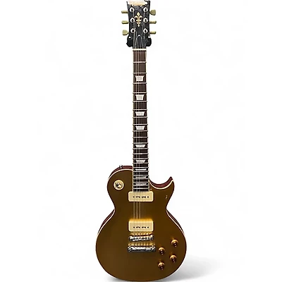 Used Vintage v100gt Gold Top Solid Body Electric Guitar