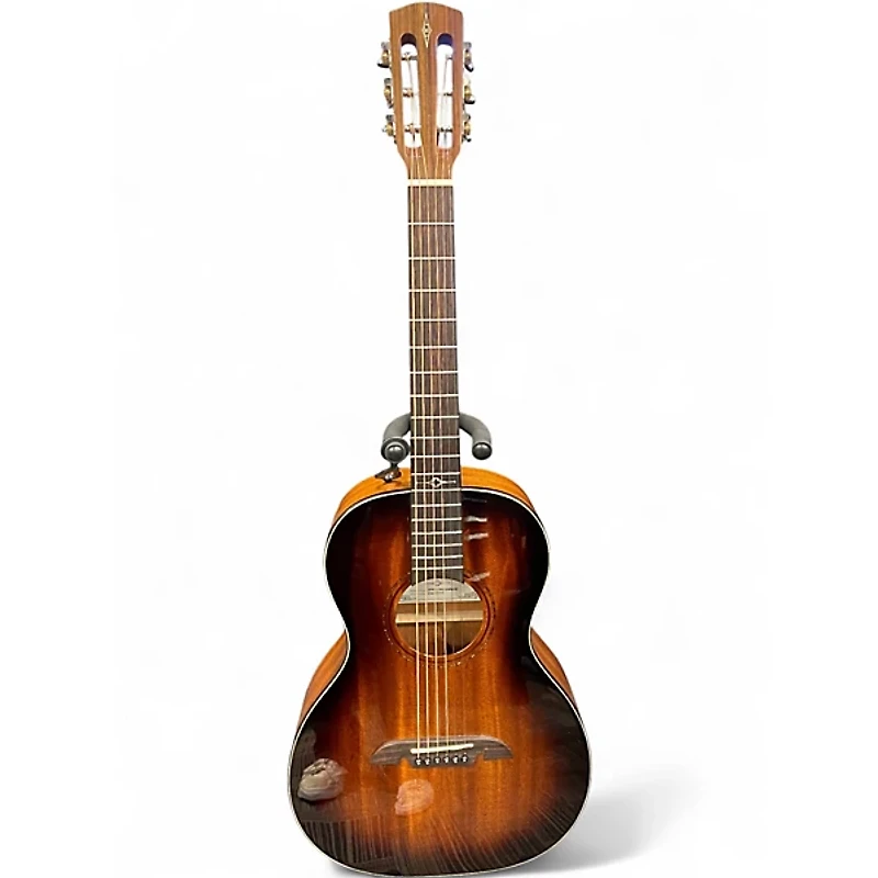 Used Alvarez AP66E Parlor SHADOWBURST Acoustic Electric Guitar