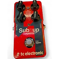 Used TC Electronic Sub N Up Octaver Effect Pedal