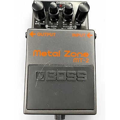 Used BOSS MT2 Metal Zone Distortion Effect Pedal
