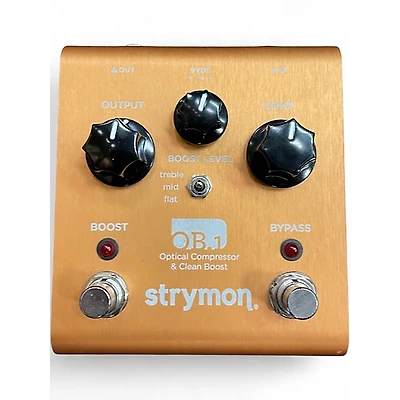 Used Strymon OB1 Optical Compressor & Clean Boost Effect Pedal