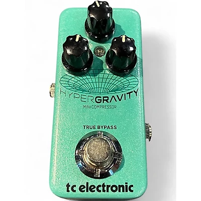Used TC Electronic HyperGravity Compressor Mini Effect Pedal