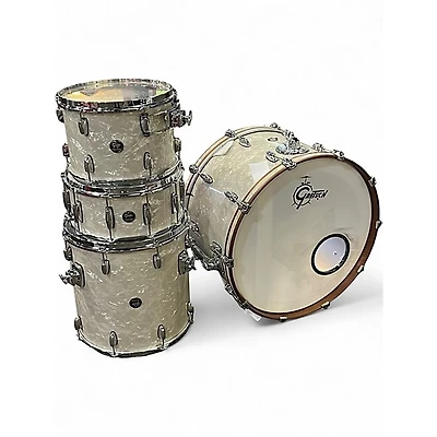 Used Gretsch Drums 4 Piece RENOWN Vintage Marine Pearl Drum Kit