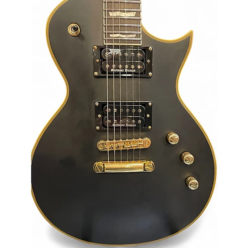 Used ESP EC1000 Deluxe Black Solid Body Electric Guitar