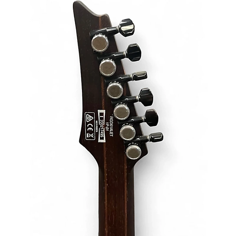 Used Ibanez rgd61alet Silver Solid Body Electric Guitar