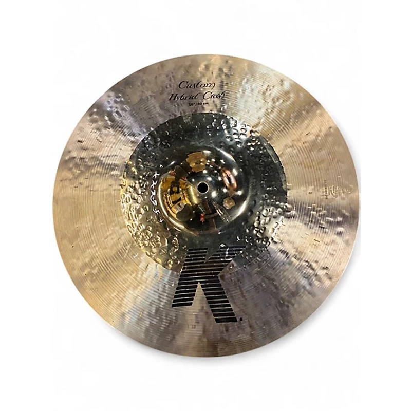 Used Zildjian 16in K Custom Hybrid Crash Cymbal