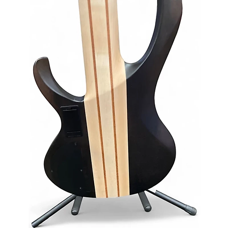 Used Ibanez BTB606 Transparent Gray Flat Electric Bass Guitar