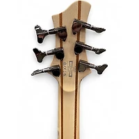 Used Ibanez BTB606 Transparent Gray Flat Electric Bass Guitar