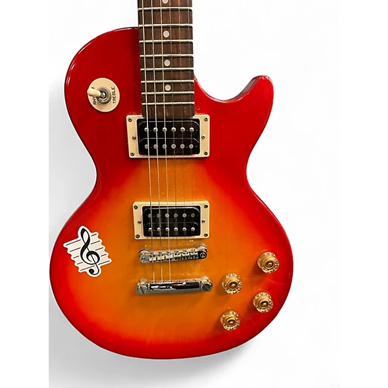 Used Epiphone Les Paul 100 Bolt On Cherry Sunburst Solid Body Electric Guitar