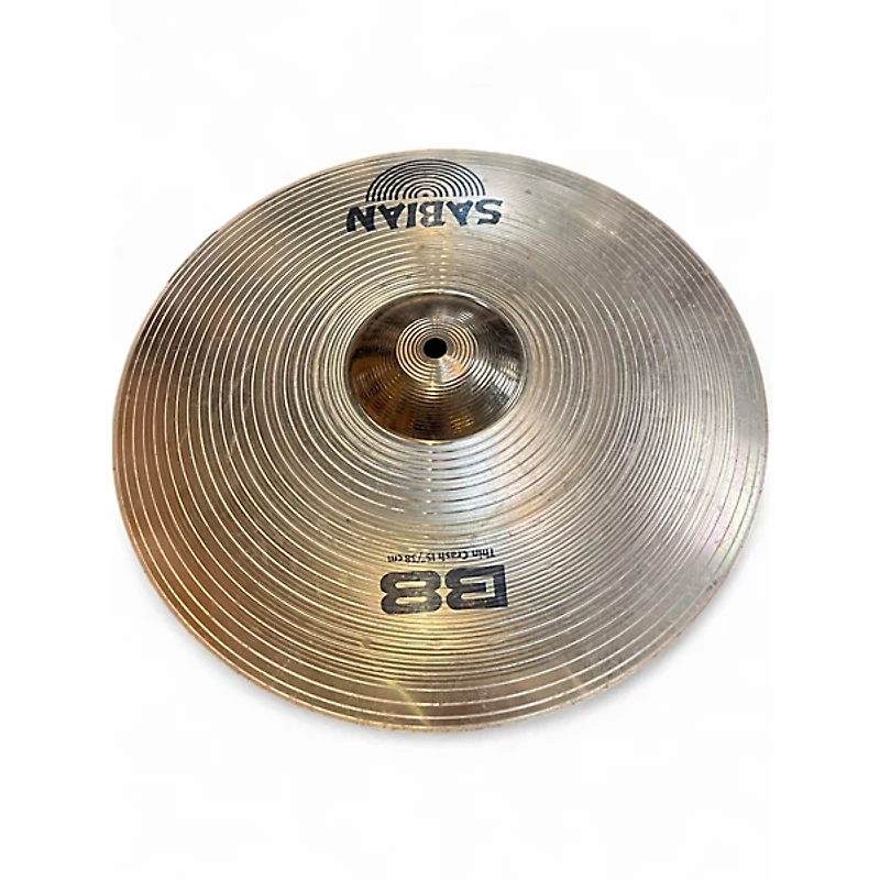 Used SABIAN 15in B8 Crash Cymbal