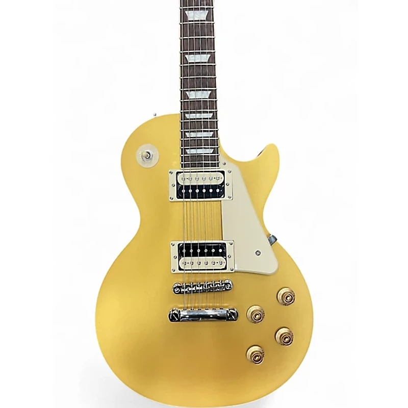 Used Epiphone Les Paul Traditional Pro Gold Solid Body Electric Guitar
