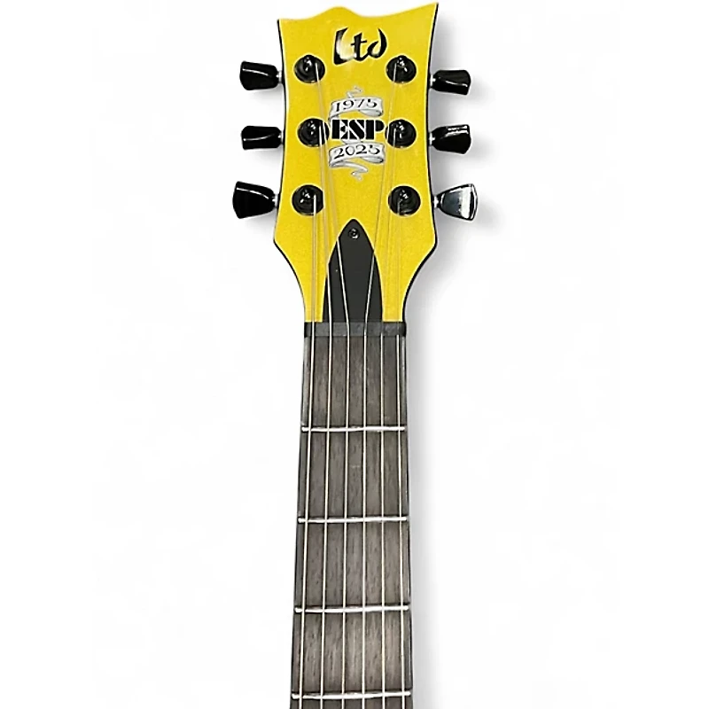 Used ESP LTD EC-2025 Metallic Gold Solid Body Electric Guitar