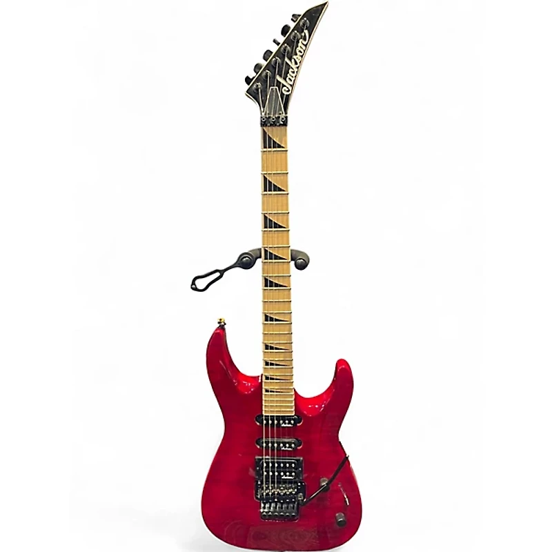 Used Jackson JS34Q Dinky Red Solid Body Electric Guitar