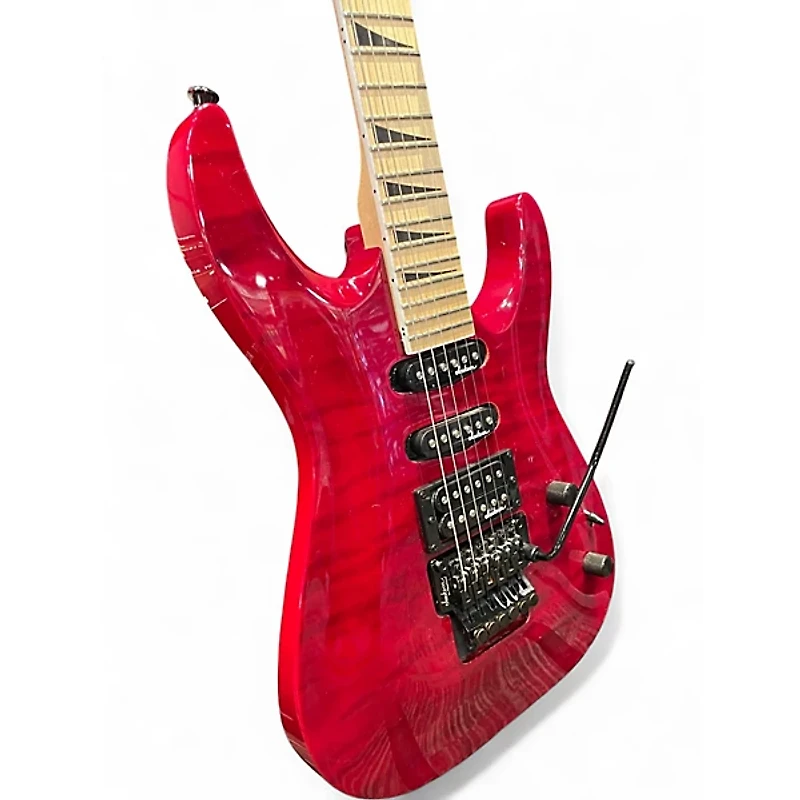 Used Jackson JS34Q Dinky Red Solid Body Electric Guitar