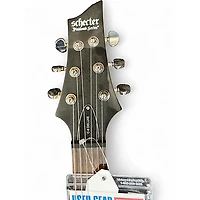 Used Schecter Guitar Research C6 DELUXE Black Solid Body Electric Guitar