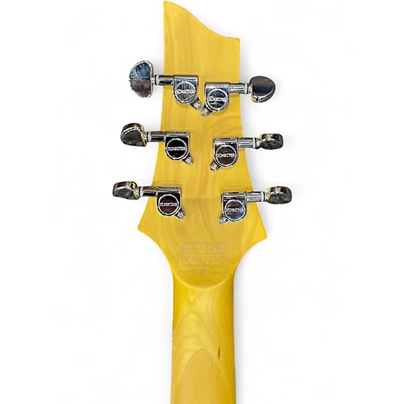 Used Schecter Guitar Research C6 DELUXE Black Solid Body Electric Guitar