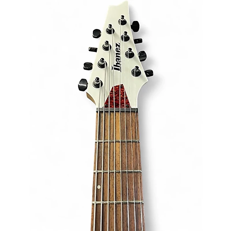 Used Ibanez TAM10 Tosin Abasi Signature 8 String White Solid Body Electric Guitar