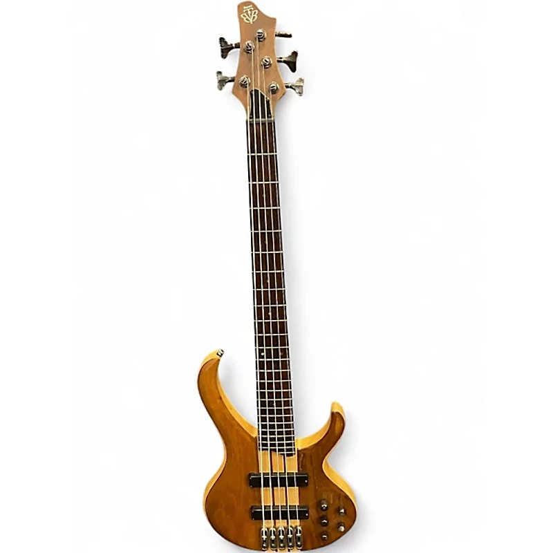 Used Ibanez BTB675 5 String Natural Electric Bass Guitar