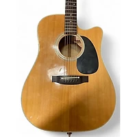 Used Takamine EF350MC Natural Acoustic Electric Guitar