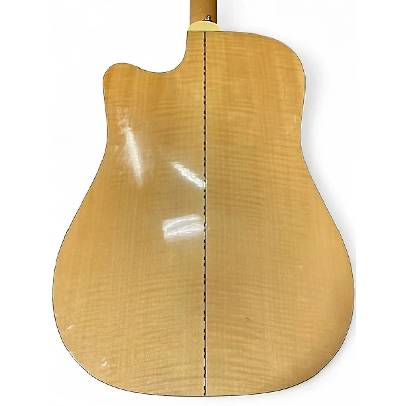 Used Takamine EF350MC Natural Acoustic Electric Guitar