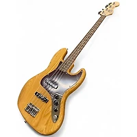 Used Fender FSR DELUXE JAZZ BASS Natural Electric Bass Guitar