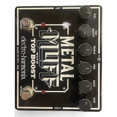 Used Electro-Harmonix Metal Muff Distortion With Top Boost Effect Pedal