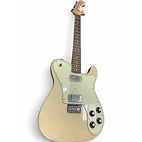 Used Fender Chris Shiflett Telecaster Deluxe Shoreline Gold Solid Body Electric Guitar