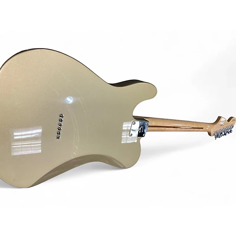 Used Fender Chris Shiflett Telecaster Deluxe Shoreline Gold Solid Body Electric Guitar