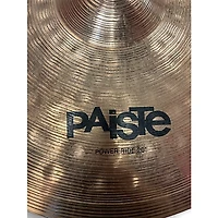 Used Paiste 20in ALPHA POWER RIDE Cymbal