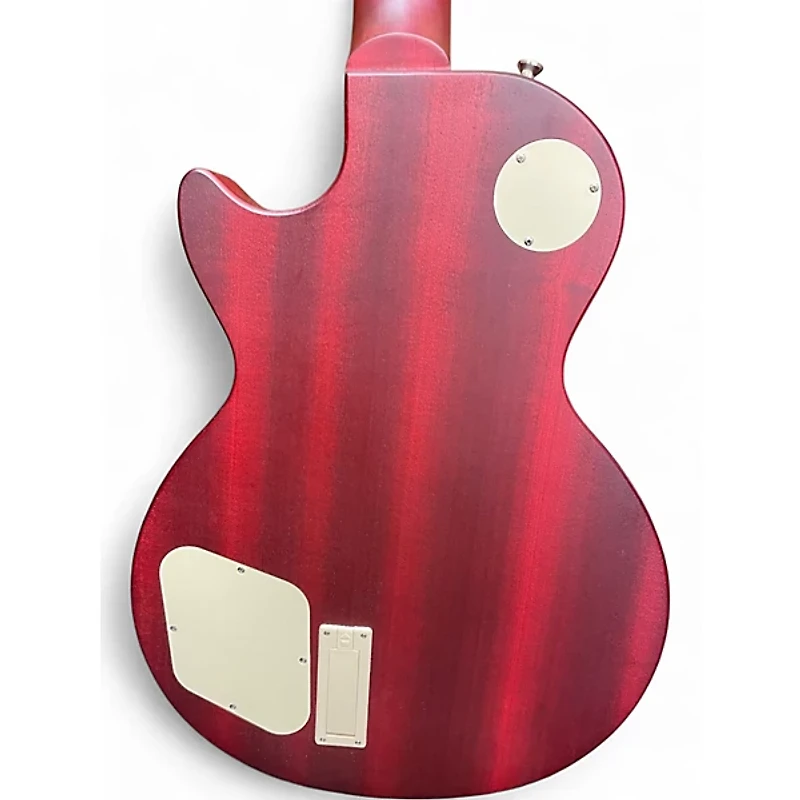 Used 2018 Epiphone Les Paul Traditional PRO III Plus Cherry Sunburst Solid Body Electric Guitar