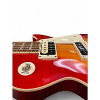 Used 2018 Epiphone Les Paul Traditional PRO III Plus Cherry Sunburst Solid Body Electric Guitar