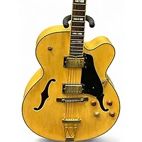 Used Oscar Schmidt OE40N Natural Hollow Body Electric Guitar