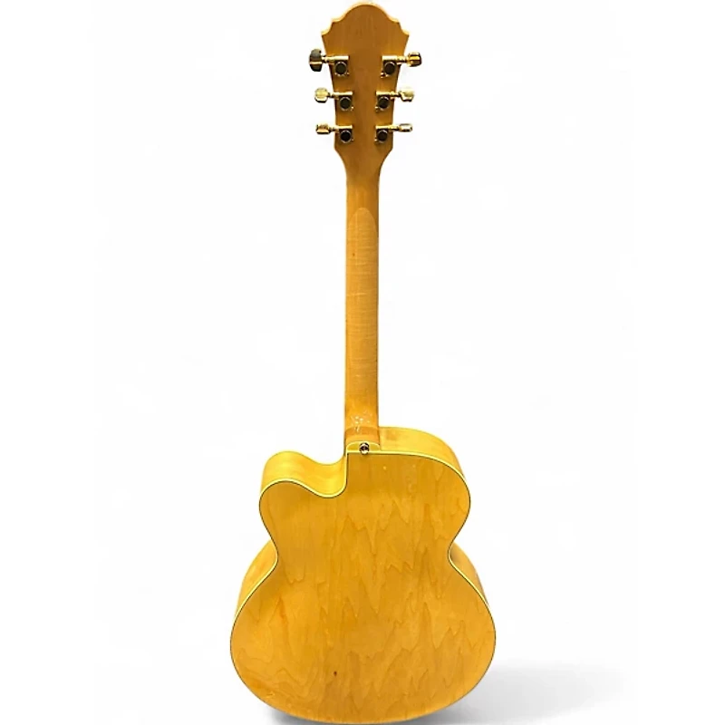 Used Oscar Schmidt OE40N Natural Hollow Body Electric Guitar